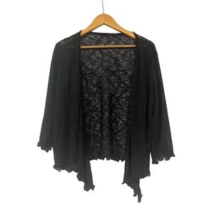 Black Women's Closureless Sweater